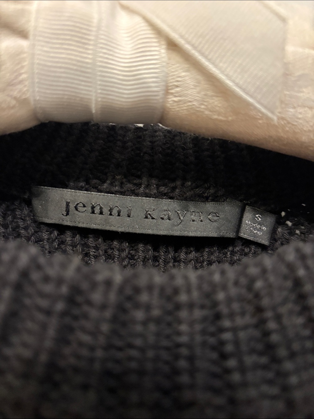 Jenni Kayne Black Fisherman Sweater - Picture 8 of 9